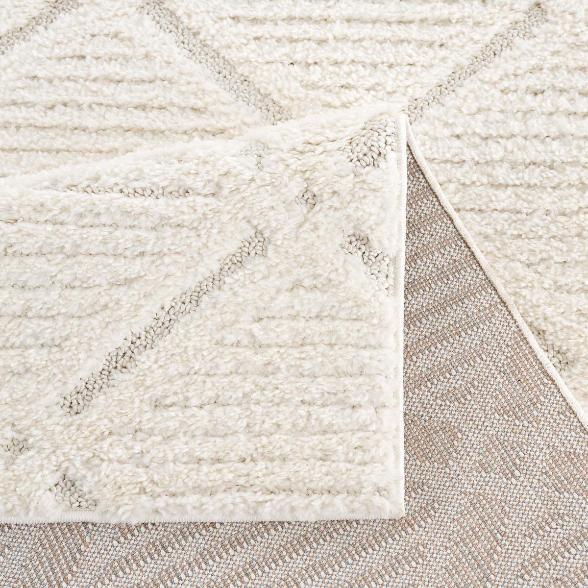 HOCHFLOR-TEPPICH Focus 2997 Creme 140x200 cm - Creme, Textil (140/200cm) - carpet city