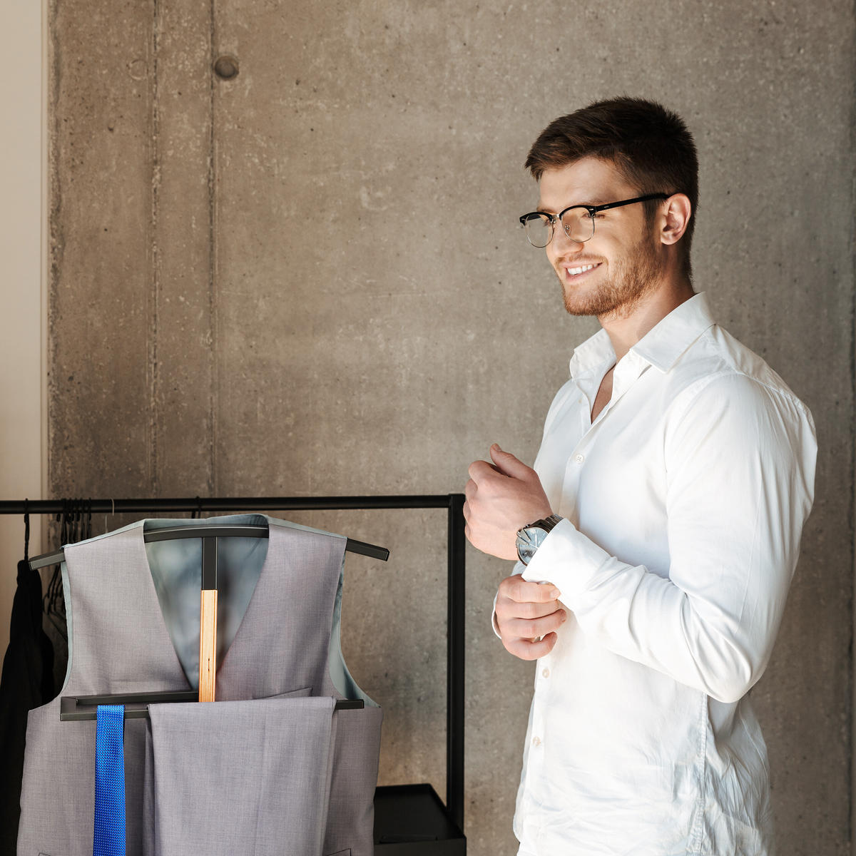 HERRENDIENER - Multicolor, Holzwerkstoff/Metall (48/107/20cm) - Relaxdays