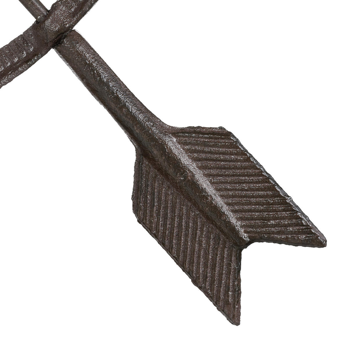 SLUNEČNÍ hodiny - hnědá, kov (42cm) - Relaxdays