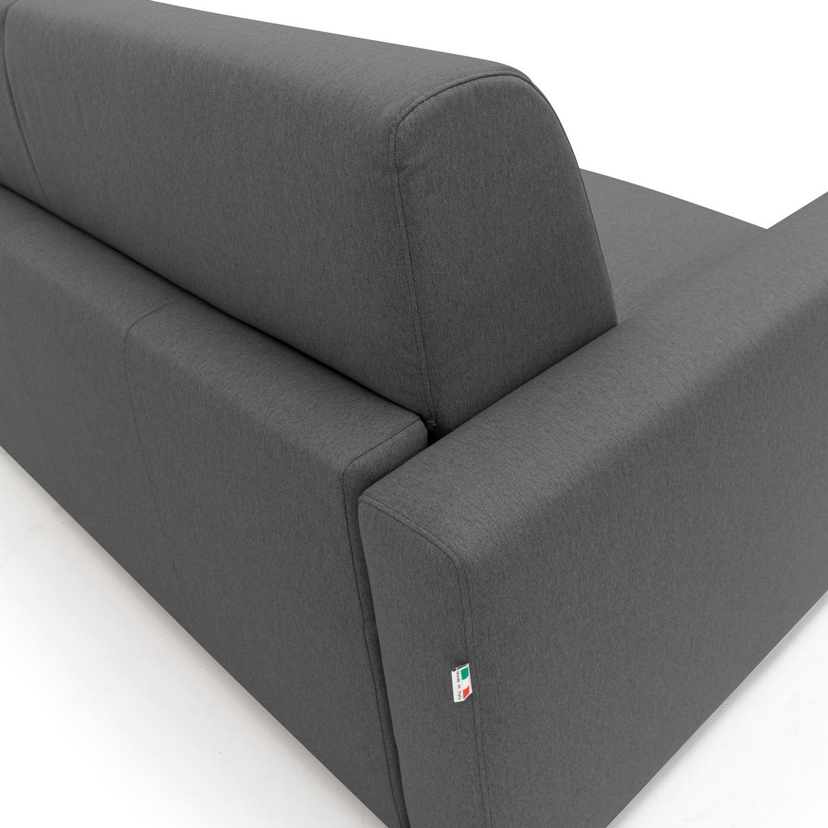 SCHLAFSOFA Kansas - Anthrazit, Textil (192/92/95cm) - Divani.store