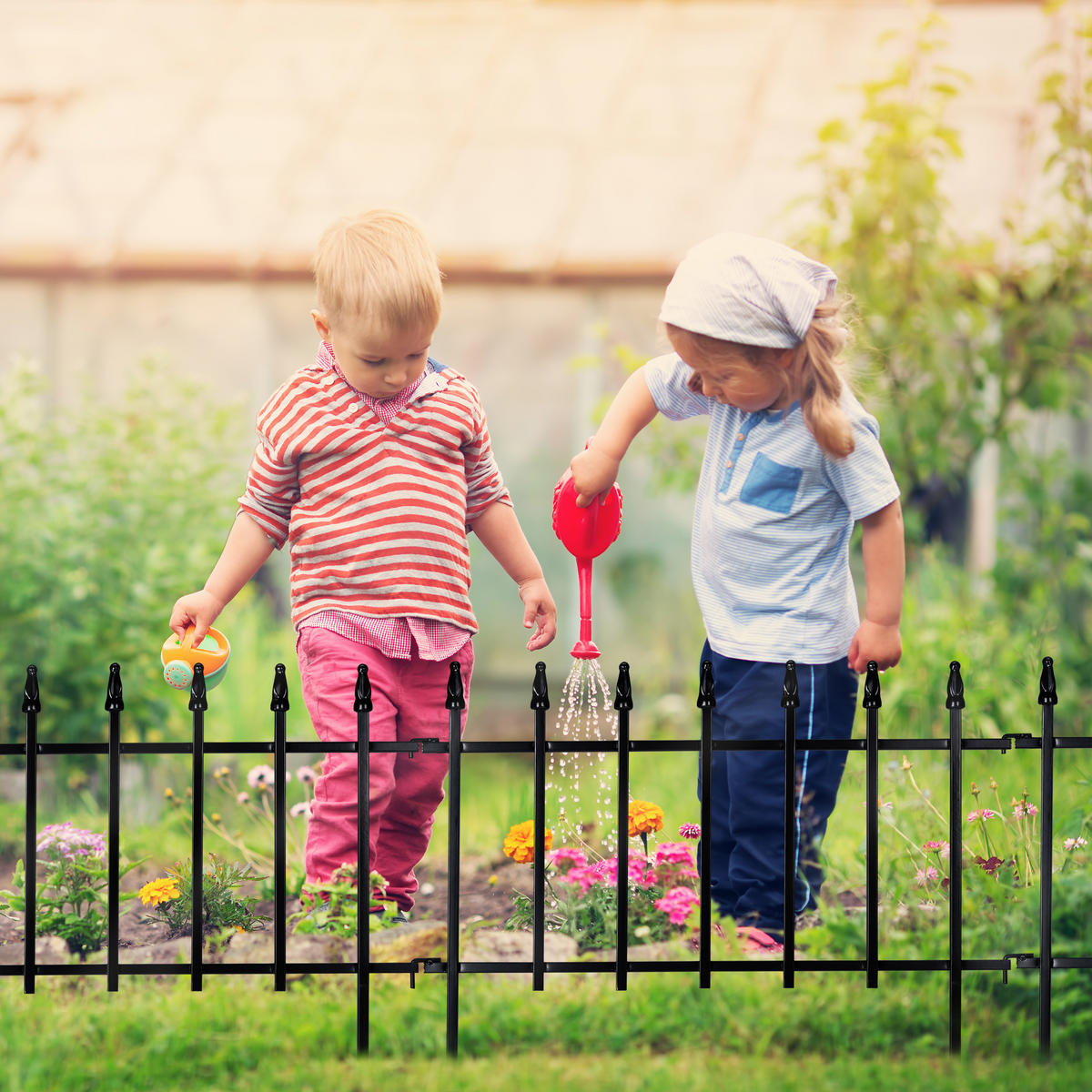 4xBEETZAUN - Schwarz, Metall (226/45.5/2.5cm) - Relaxdays