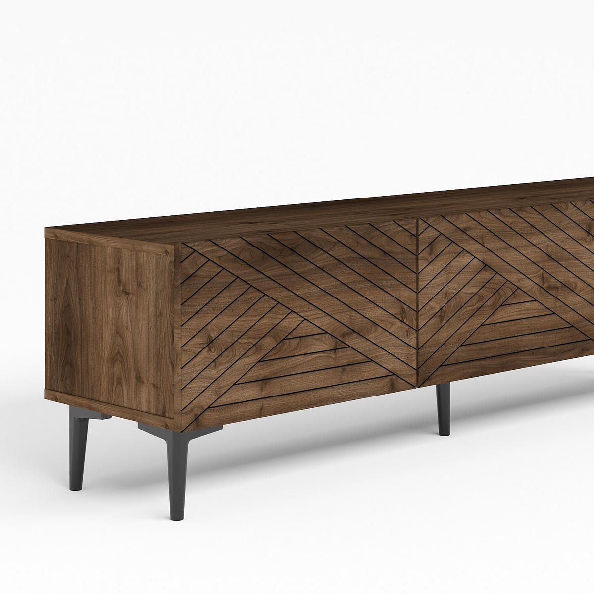 TV-MÖBEL felix Braun - Braun, Holz (31/44/160cm) - Habitat Garten