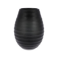 VASE Slate Black, Glas, Schwarz, 23 cm - Schwarz, Glas (23cm) - Goebel