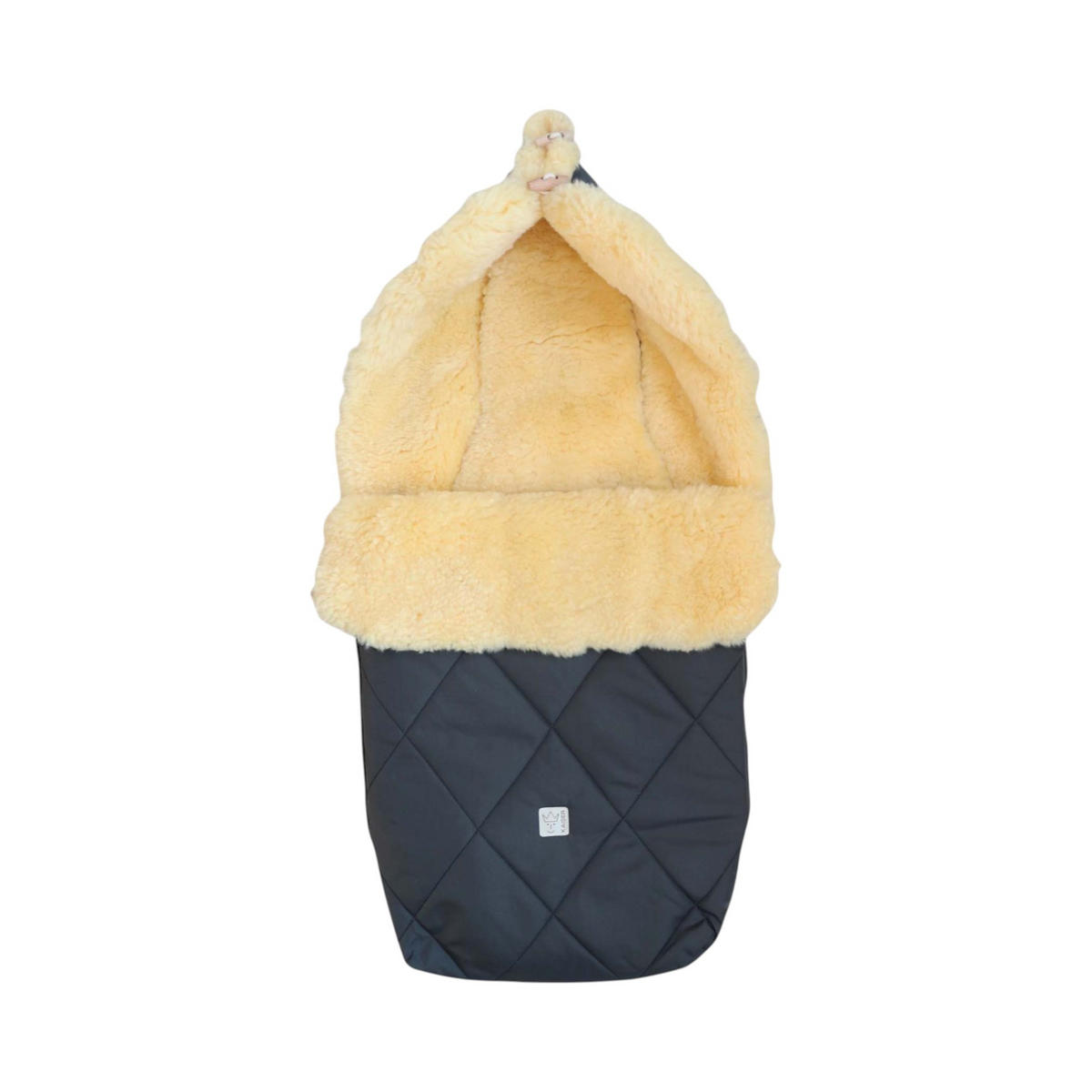 LAMMFELL-FUSSSACK Coosy, anthracite - Anthrazit, Fell (45/85cm) - Kaiserbaby