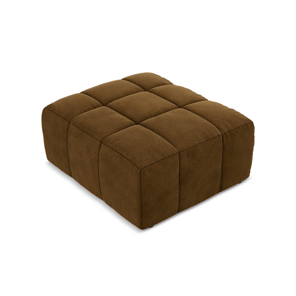 Thumbnail - Makamii Pouf, Currygelb, Textil, Holzwerkstoff, 1-Sitzer, 75x41x90 cm, Hergestellt in Europa, Oeko-Tex®, Wohnzimmer, Sof...