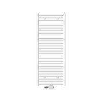 BADHEIZKÖRPER Sahara 600x1500 mm Weiß gerade mit Ventil Universal - Weiß, Metall (60/150/3cm) - LuxeBath