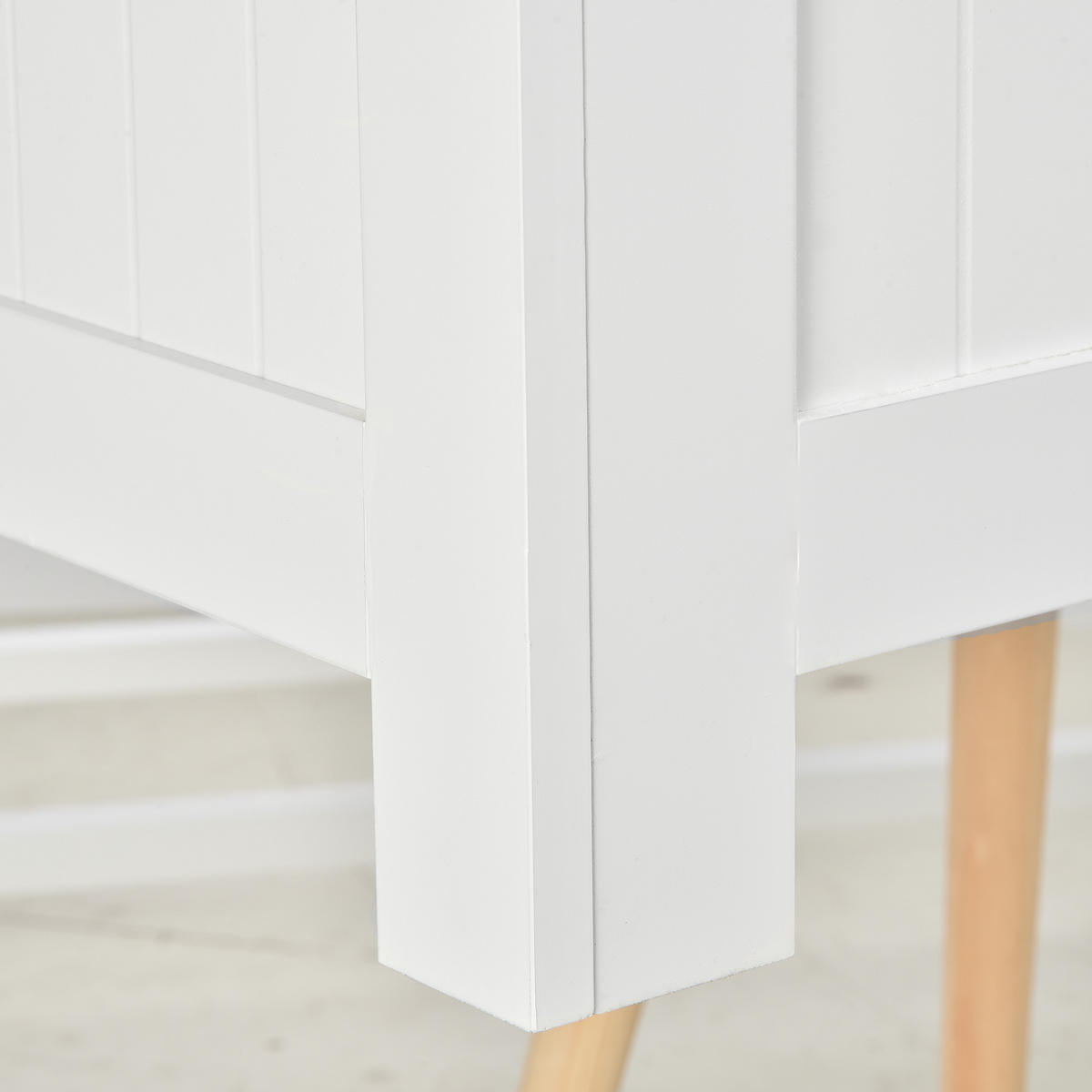 KISSENBOX DE-12336 81/40/46 cm Weiß - Weiß, Holzwerkstoff (40/46/81cm) - ComfortXL