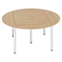 KONFERENZTISCH-SETS Serie-K 160/160/74 cm in Eichefarben - Eichefarben, Holzwerkstoff (160/160/74cm) - bümö