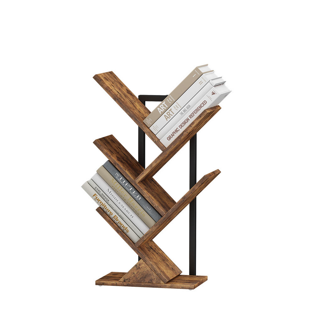 BÜCHERREGAL Fyrk Antikholz 40 x 71 cm - Eichefarben, Holzwerkstoff (40/71/20cm) - Vicco