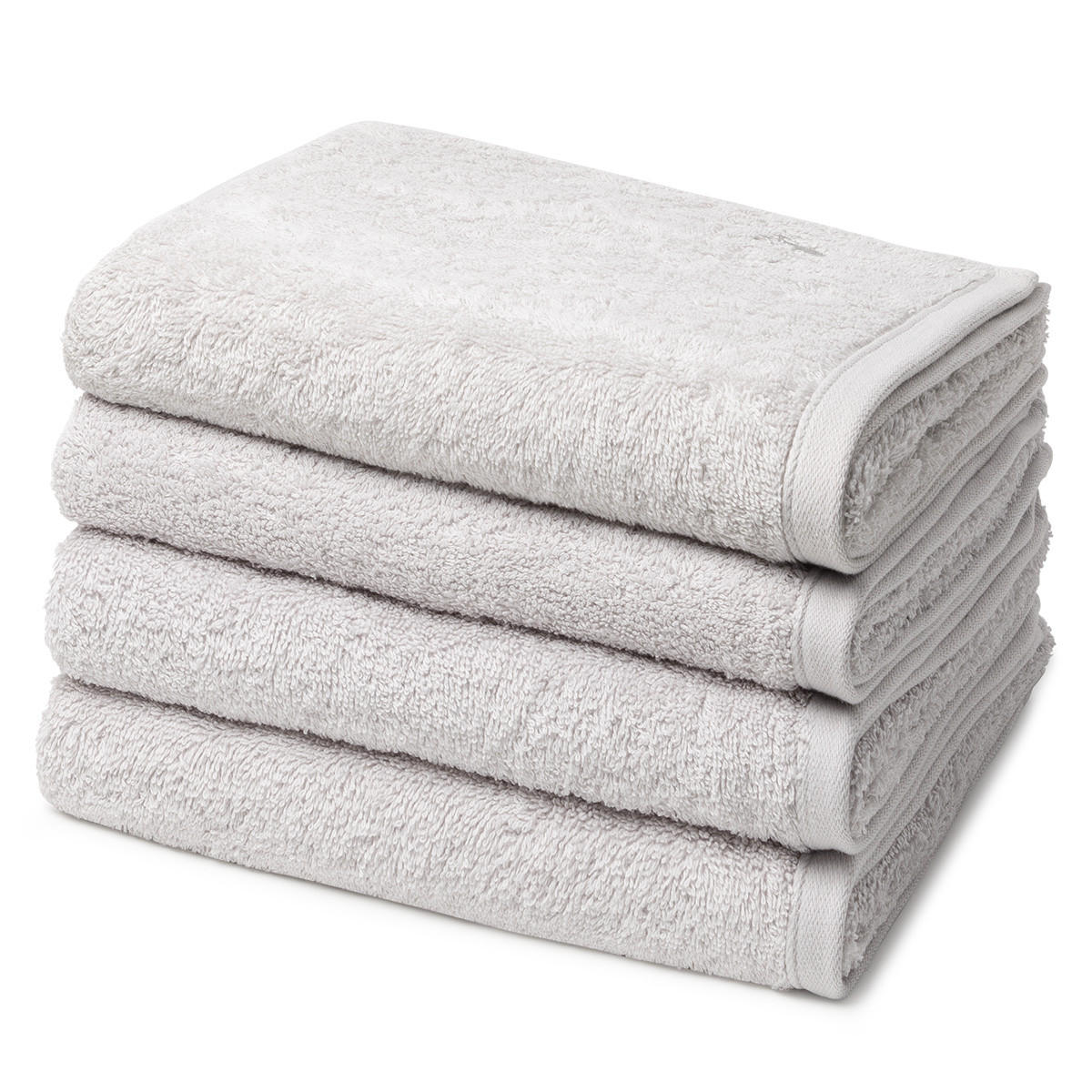 HANDTUCH Vita 4er-Set - Hellgrau, Textil (50/100cm) - Ross