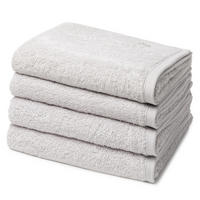 HANDTUCH Vita 4er-Set - Hellgrau, Textil (50/100cm) - Ross