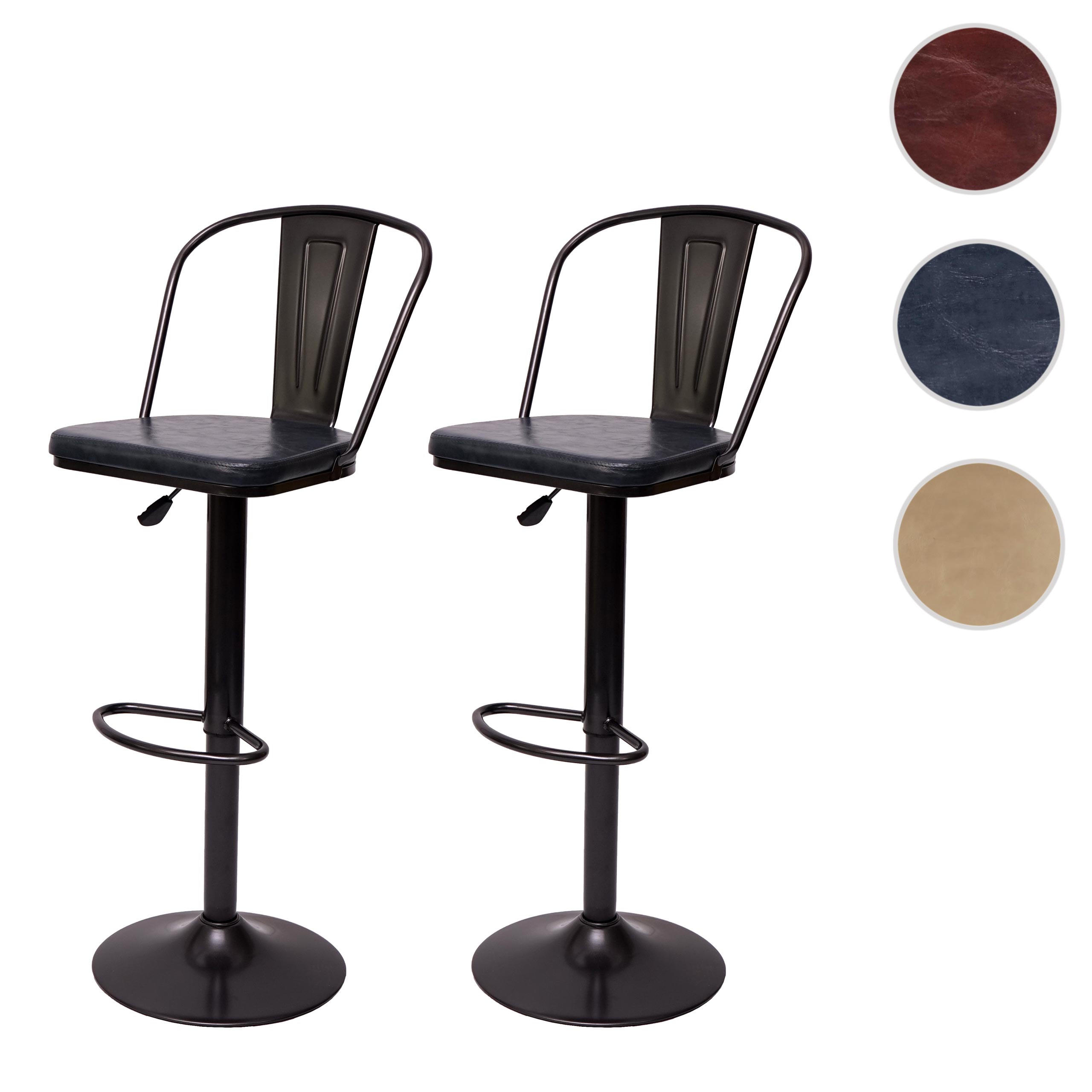 Thumbnail - MCW Barhocker, Schwarz, Grau, Textil, 43x112x42 cm, Esszimmer, Barmöbel, Barhocker