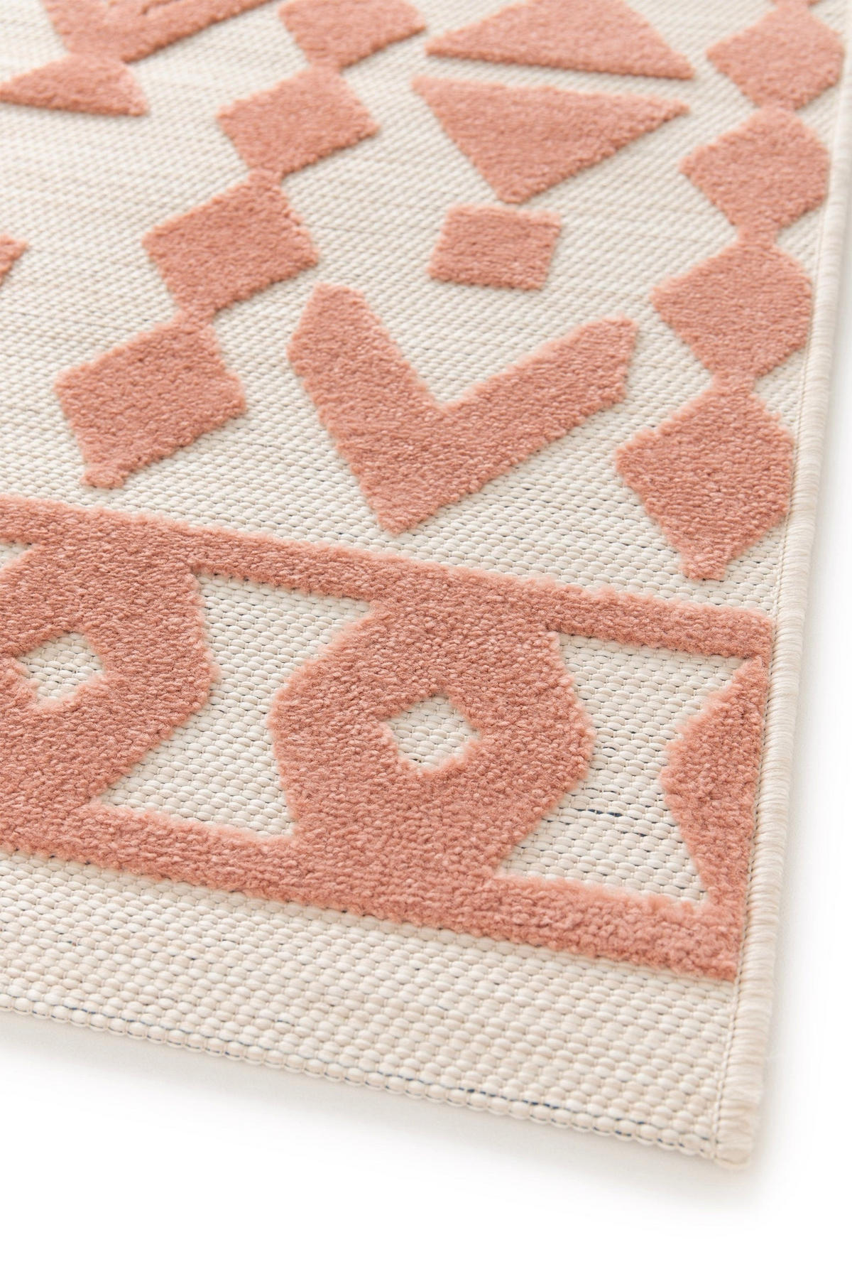 TEPPICH im ethnischen Stil rosa - Pink, Textil (120/170cm) - AFK Living