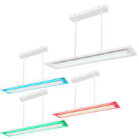 LED HÄNGELEUCHTE Murphy Weiß - Weiß, Metall (85/19/52cm) - Globo Lighting