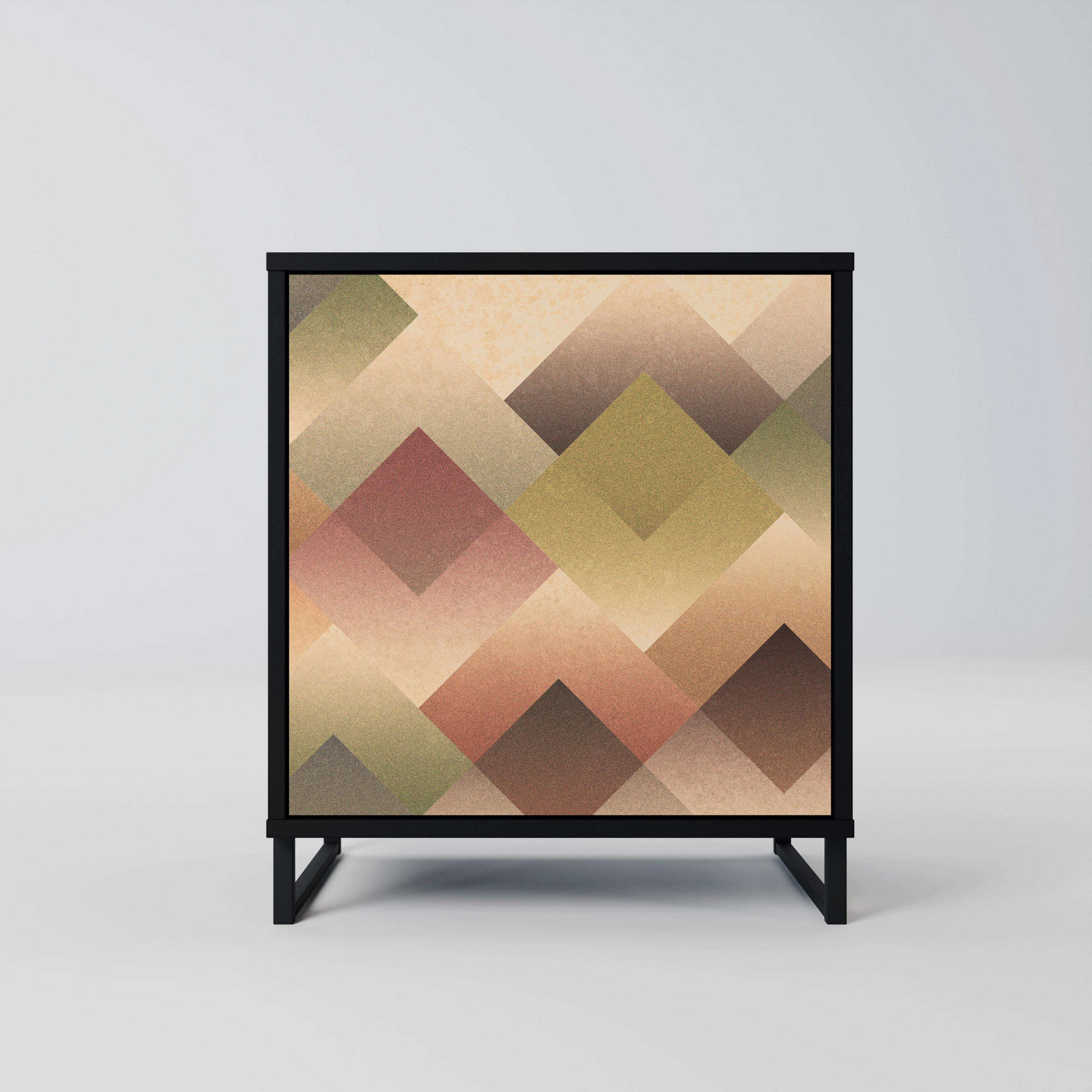 SpaceRebels Sideboard Schwarz 57.5x67.5x42 cm
