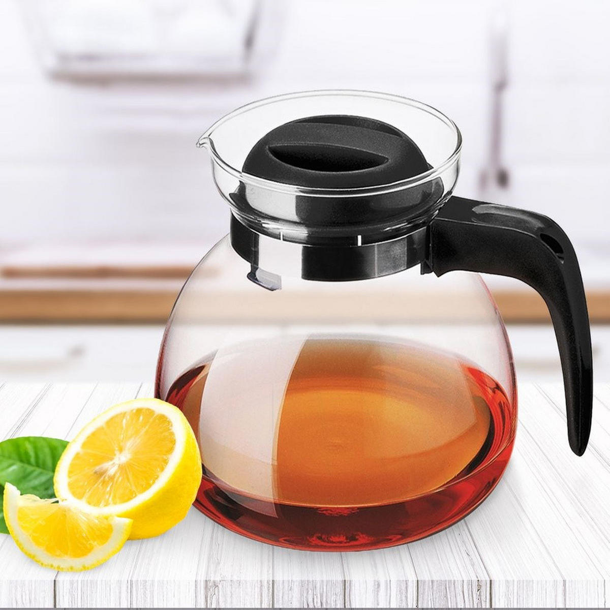 KAFFEE- UND TEEKANNE Glas 2,3 l - Transparent, Glas (2.3L) - SIMAX