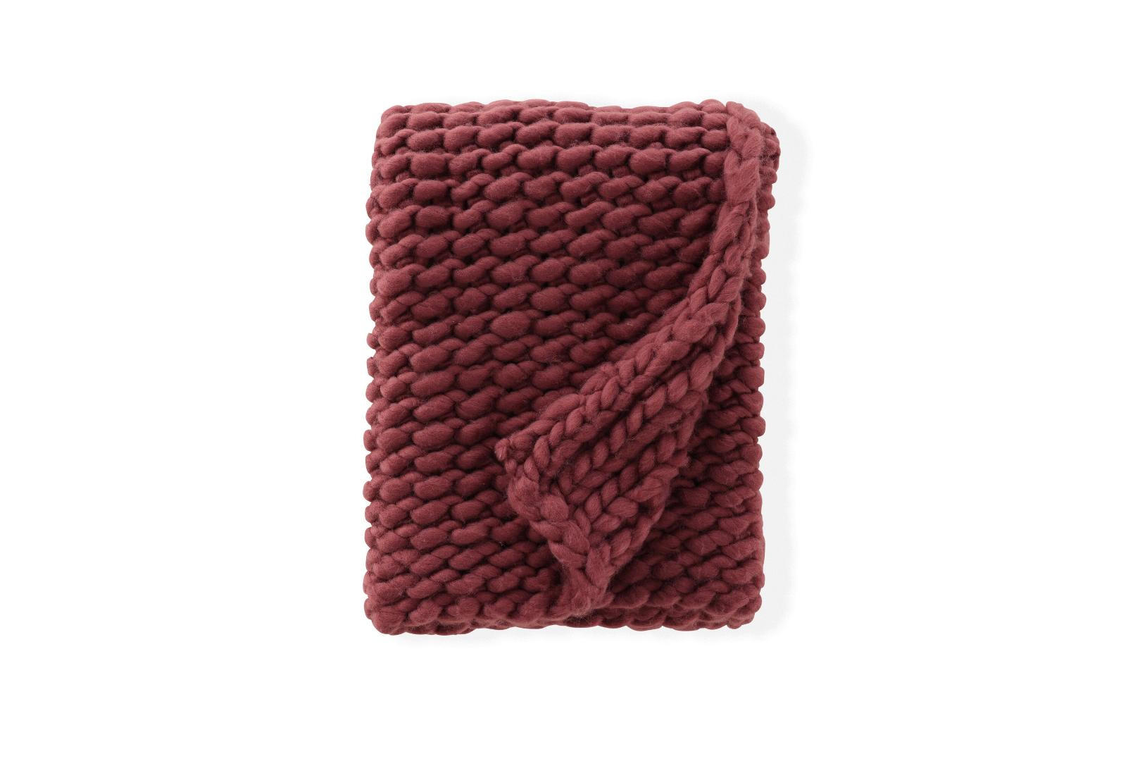DECKE, Kate, Rot, Polyester, 130 x 170 x 2 cm - Rot, Textil (130/170cm) - ebuy24