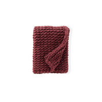DECKE, Kate, Rot, Polyester, 130 x 170 x 2 cm - Rot, Textil (130/170cm) - ebuy24