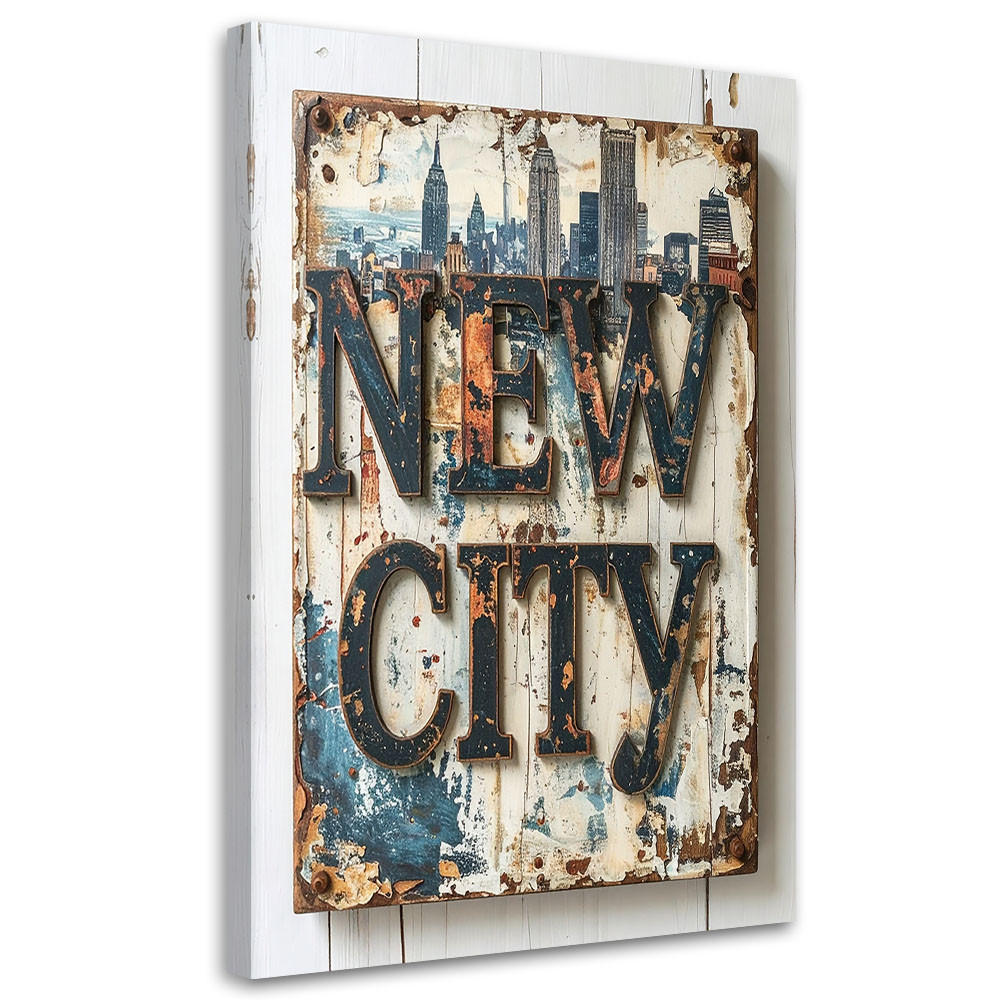 Feeby Leinwandbild Beige 60x90 cm