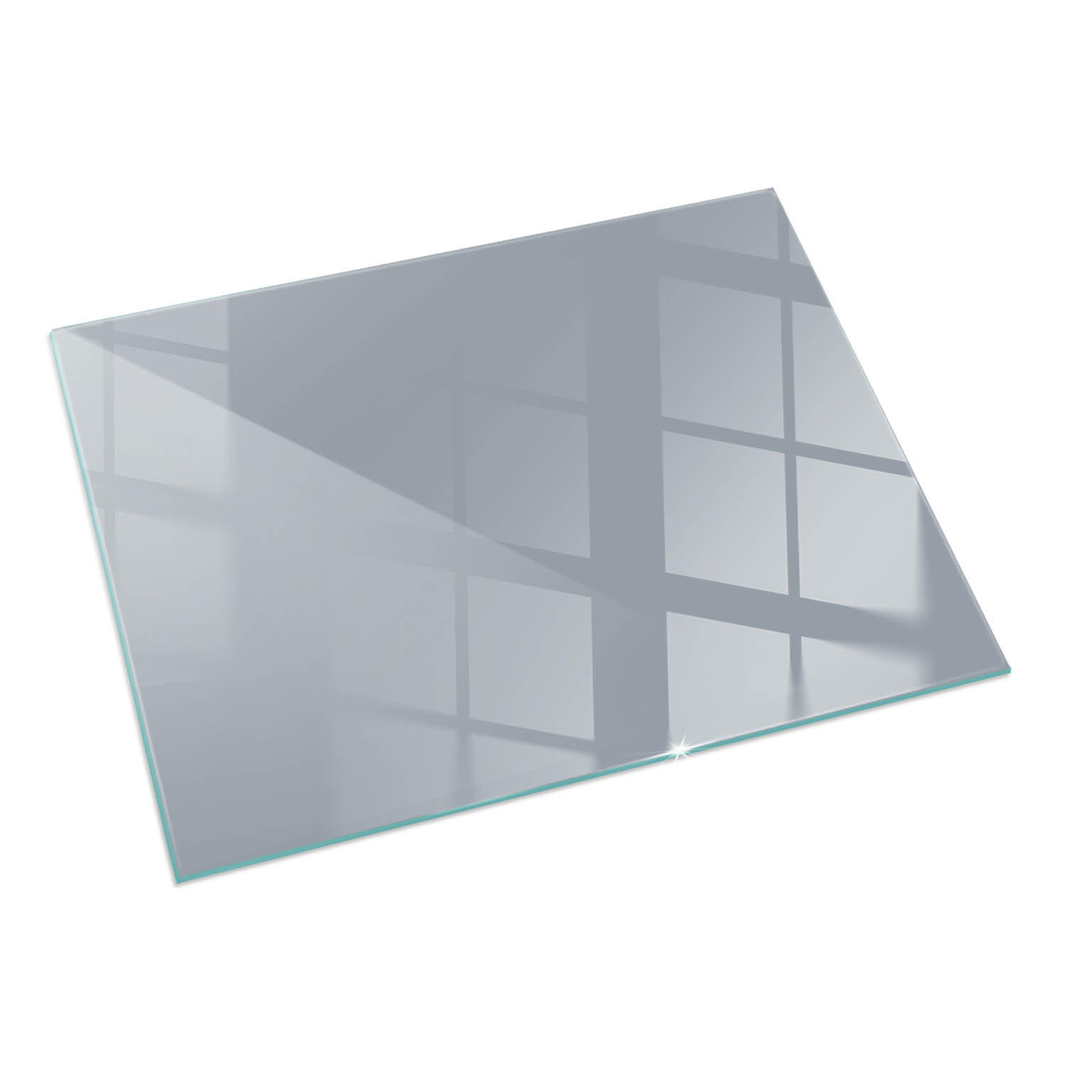 ArtPrintCave Glasplatte Grau 60x40x0.4 cm
