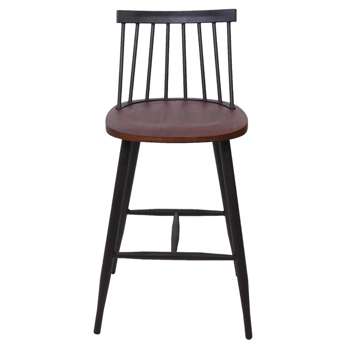 BARHOCKER Dunkelbraun 2er-Set - Dunkelbraun, Holz (45/101/47cm) - MCW