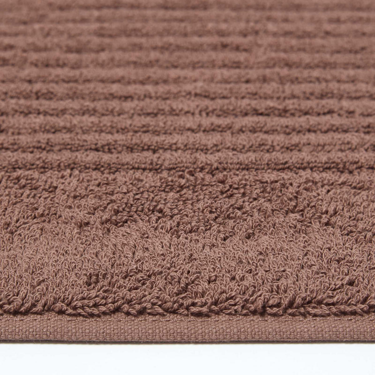BADEMATTE Imperial 50/80 cm, Baumwolle - Braun, Textil (50/80cm) - Homescapes