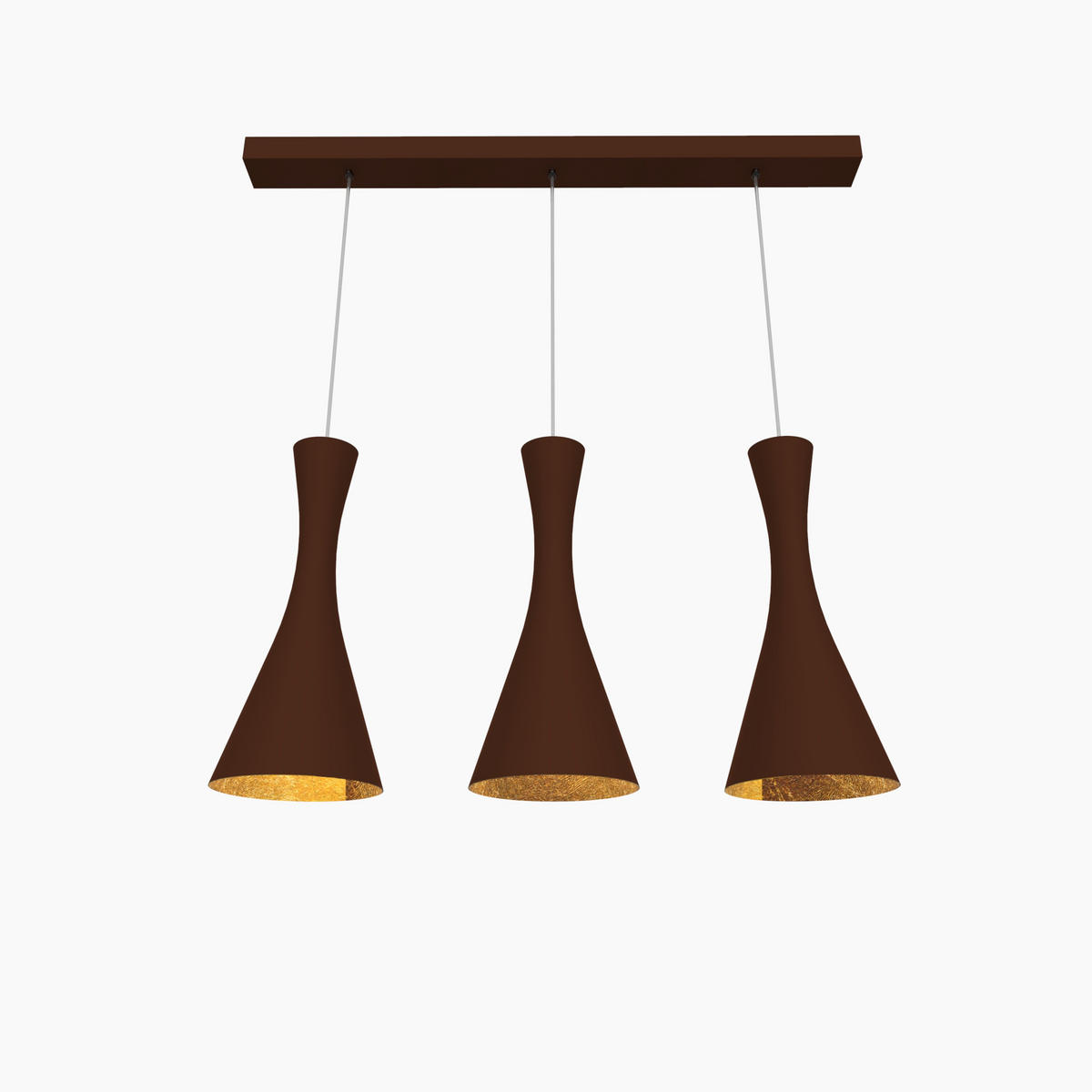 HÄNGELEUCHTE - Goldfarben, Metall (20/100/120cm) - Lumicom