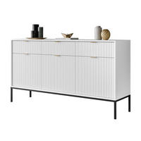 SIDEBOARD CORTADO KSZ154 MIT SCHUBLADEN 154 CM WEISS - Weiß, Holzwerkstoff (154/83/39cm) - Lookway