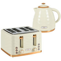TOASTER mit Wasserkocher DE-07874 Beige - Beige, Kunststoff (19.5/23.2/24.1cm) - ComfortXL