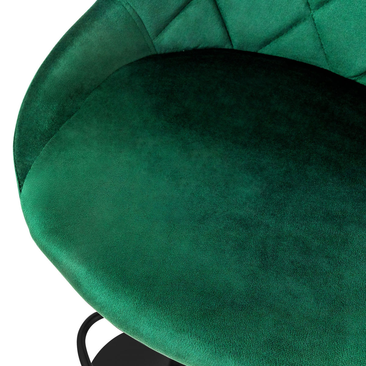 BARHOCKER Samt grün 2er Set - Grün, Metall (37/106/47cm) - ML-DESIGN