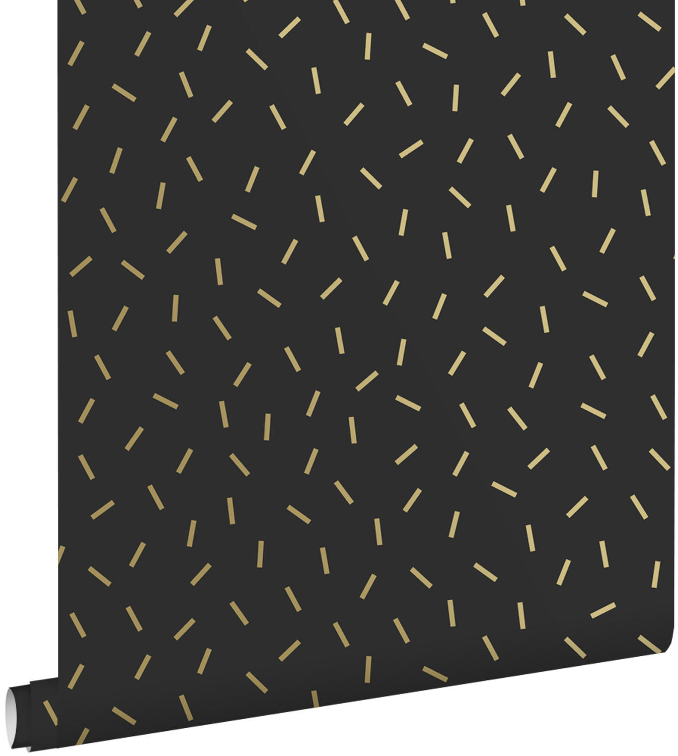 TAPETE grafisches Motiv 53 cm x 10.05 m - Schwarz, Papier (53/0.1cm) - ESTAhome