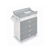 WICKELKOMMODE Asia inklusive Babywanne für Babys - Grau, Holzwerkstoff (47/100/93cm) - Cam il Mondo del Bambino S.p.A.