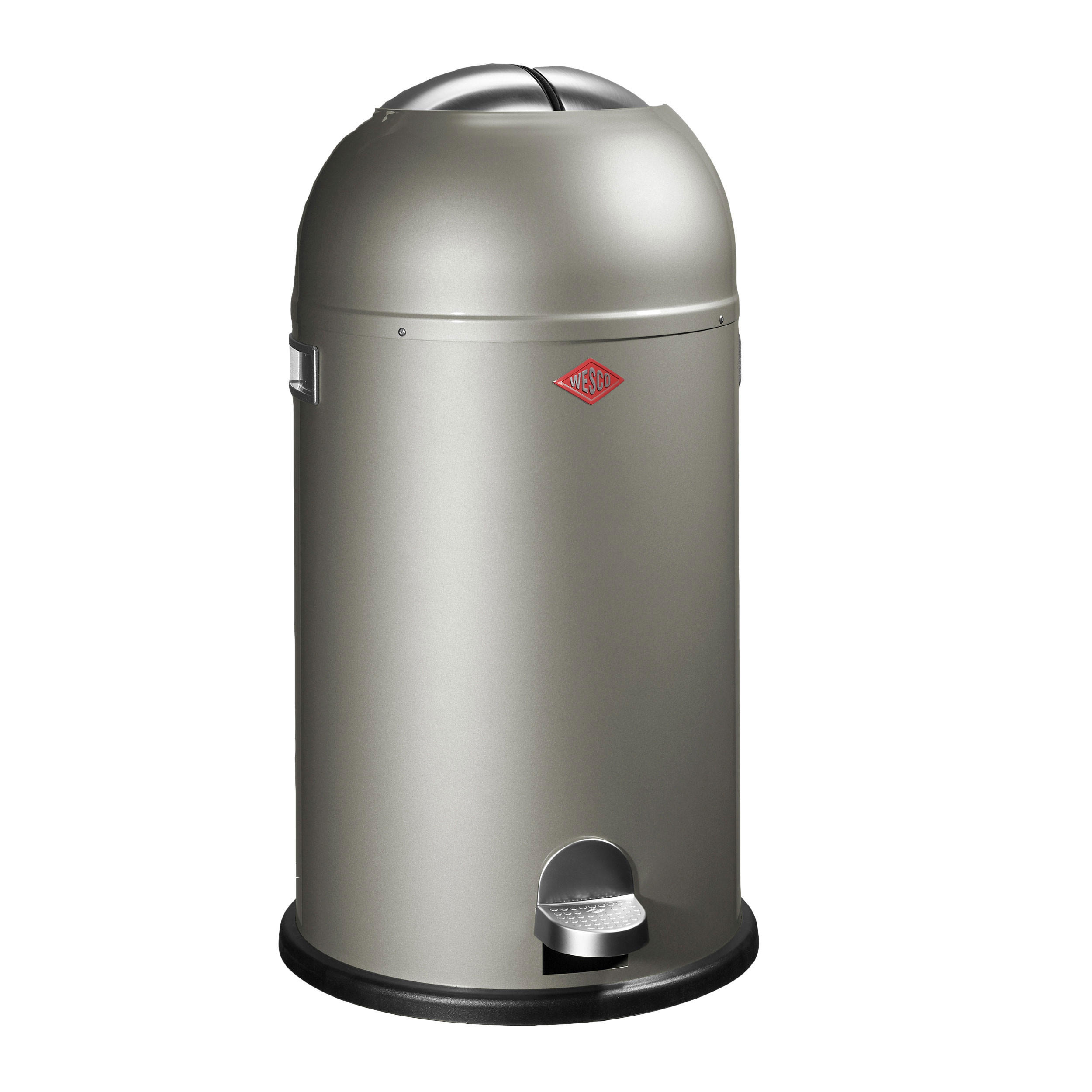 Wesco Mülleimer Silber 37.5x69x37.5 cm