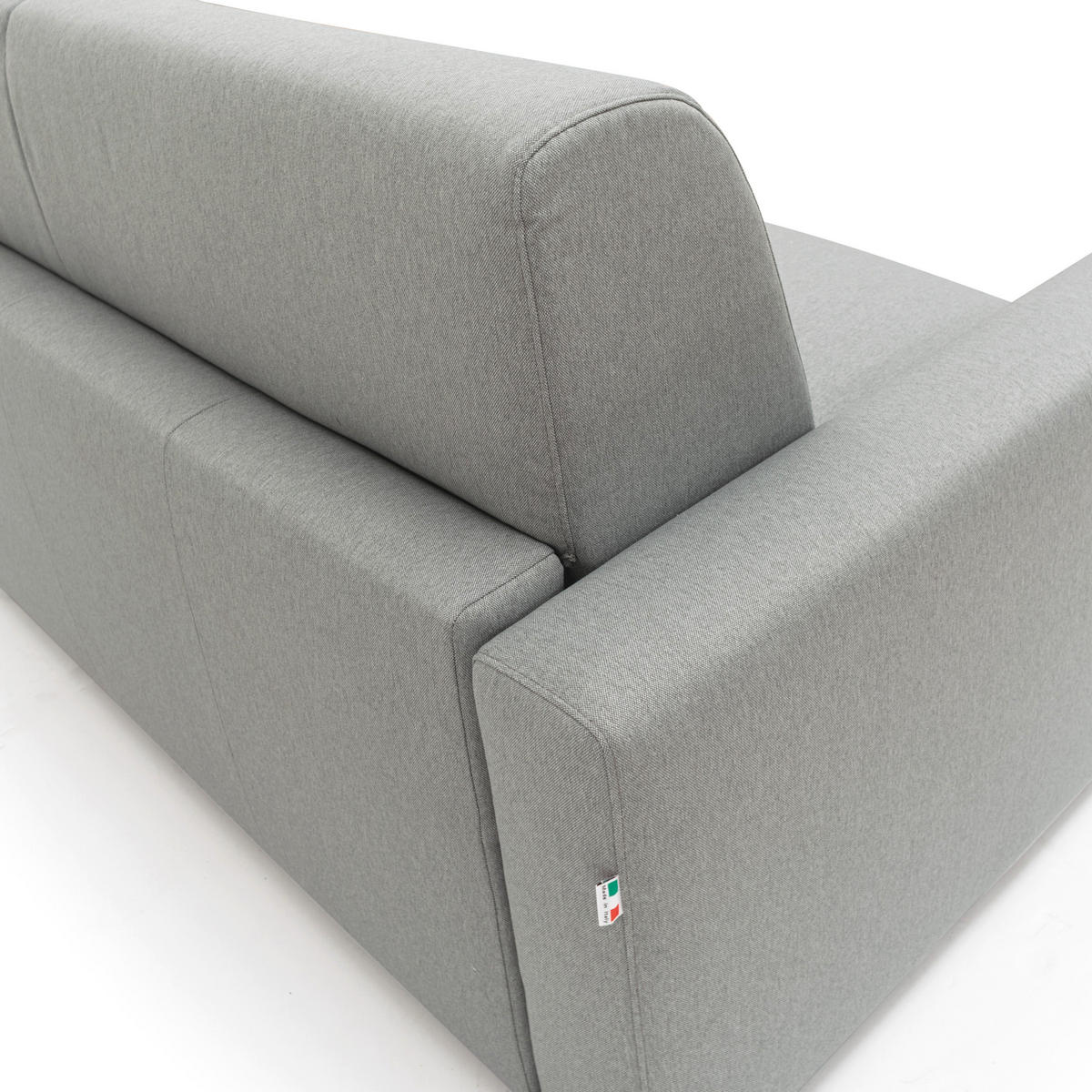 SCHLAFSOFA Kansas - Grau, Textil (172/92/95cm) - Divani.store
