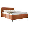 POLSTERBETT Holly - Schwarz/Braun, Holz/Textil (180/200cm) - MIRJAN24