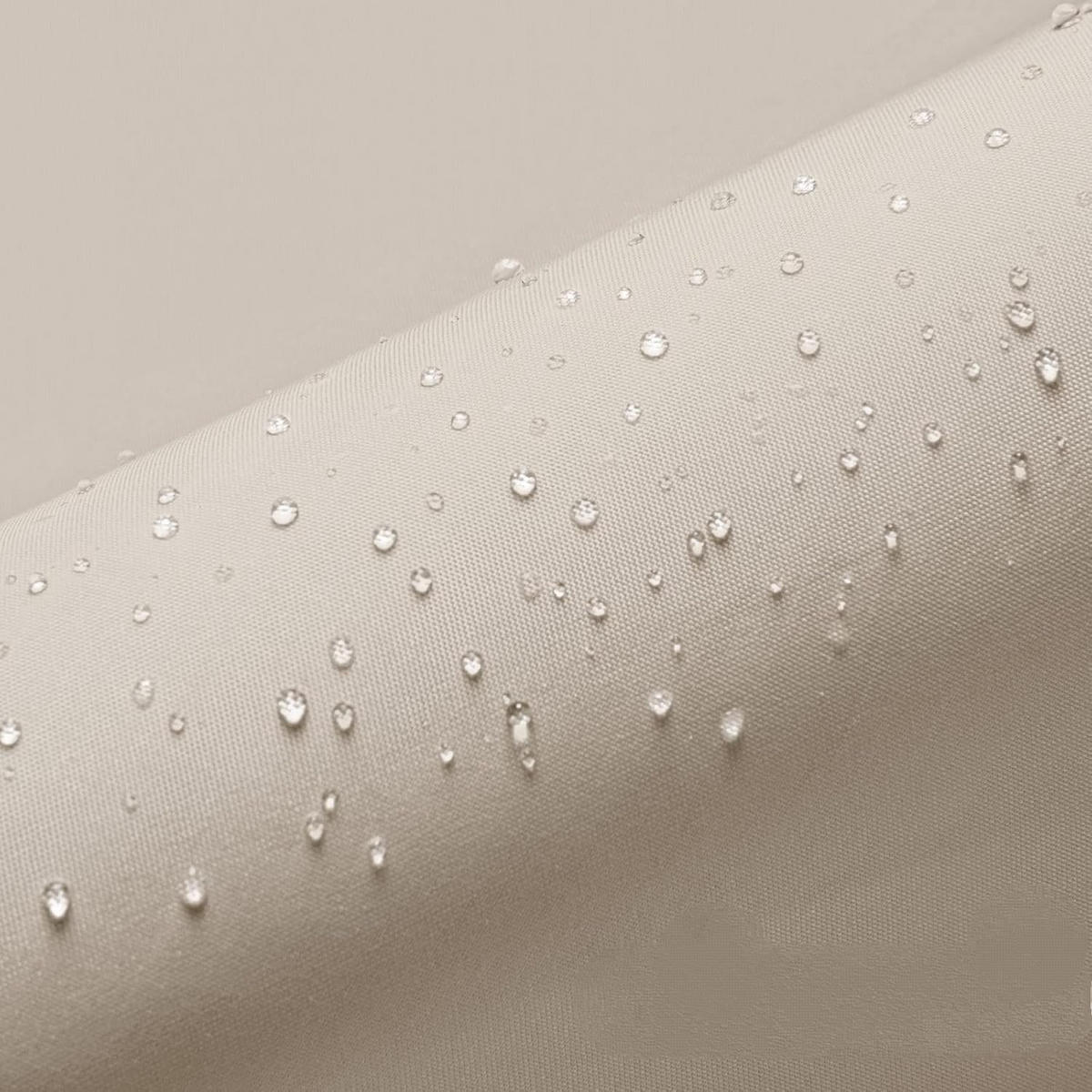 DUSCHVORHANG – Breite 180 x Höhe 180 cm – Beige – Inklusive Haken - Beige, Textil (180/180cm)