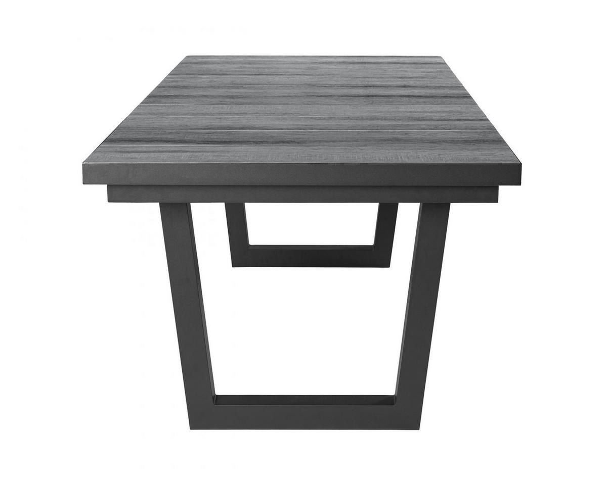 GARTENTISCH Nizza 200/260x100x75 cm, Keramik, Anthrazit - Anthrazit, Keramik (100/260/75cm) - dasmöbelwerk