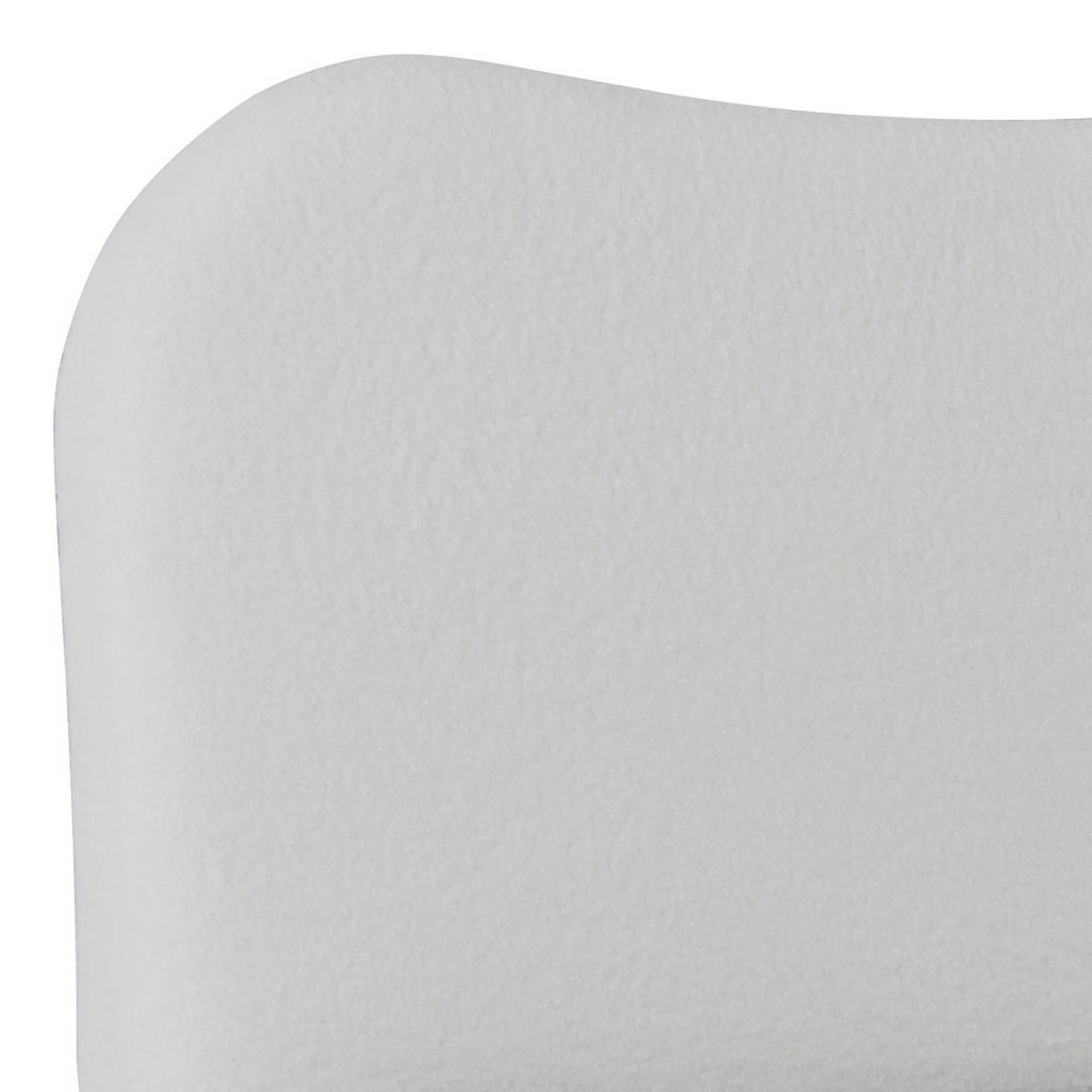 BETT MIT STAURAUM 140 x 190 CM COCOON+ LATTENROST / Stoff Bouclette Weiß - Weiß, Holzwerkstoff (140/190cm) - Weber Industries