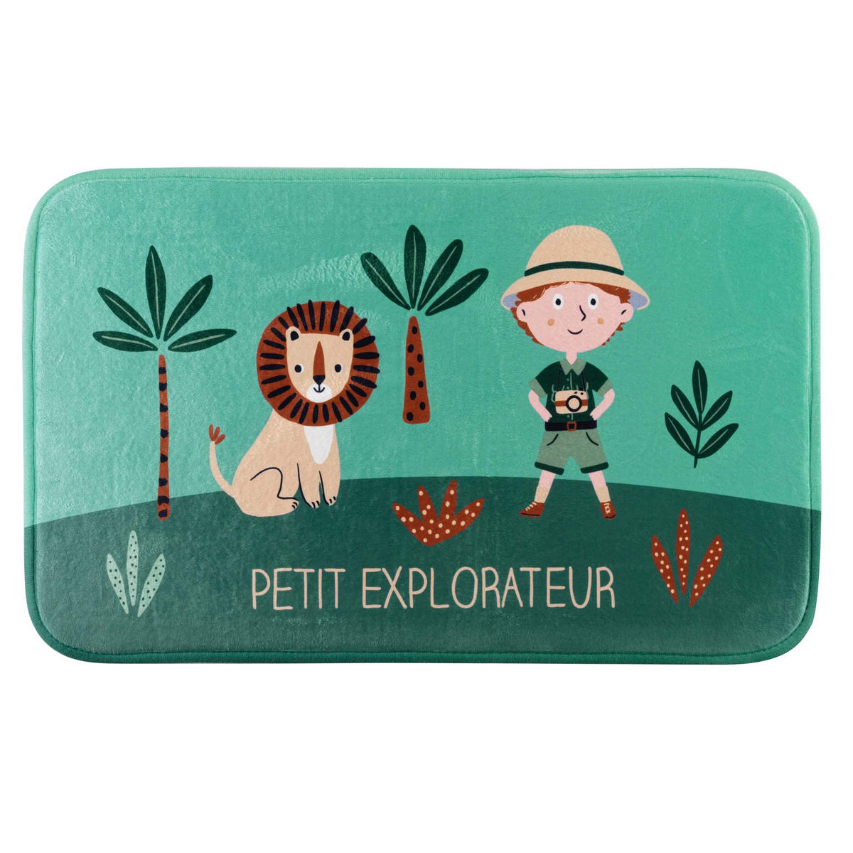 KINDERTEPPICH 45/75 cm Leo - Grün, Textil (45/75cm) - Douceur d´intérieur