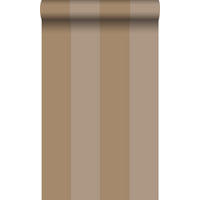TAPETE Streifen 53 cm x 10.05 m - Braun, Papier (53/1000cm) - Origin Wallcoverings