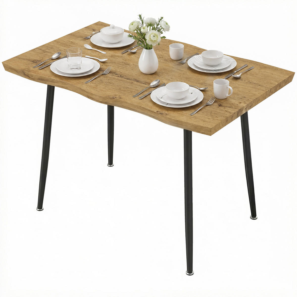 ESSTISCH Eichefarben 110.0/70.0/75.0cm - Eichefarben, Holzwerkstoff (110/70/75cm)