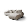 ECKSOFA mit Schlaffunktion TOKYO Wind 05 - Beige, Textil (280/185cm) - Bedante