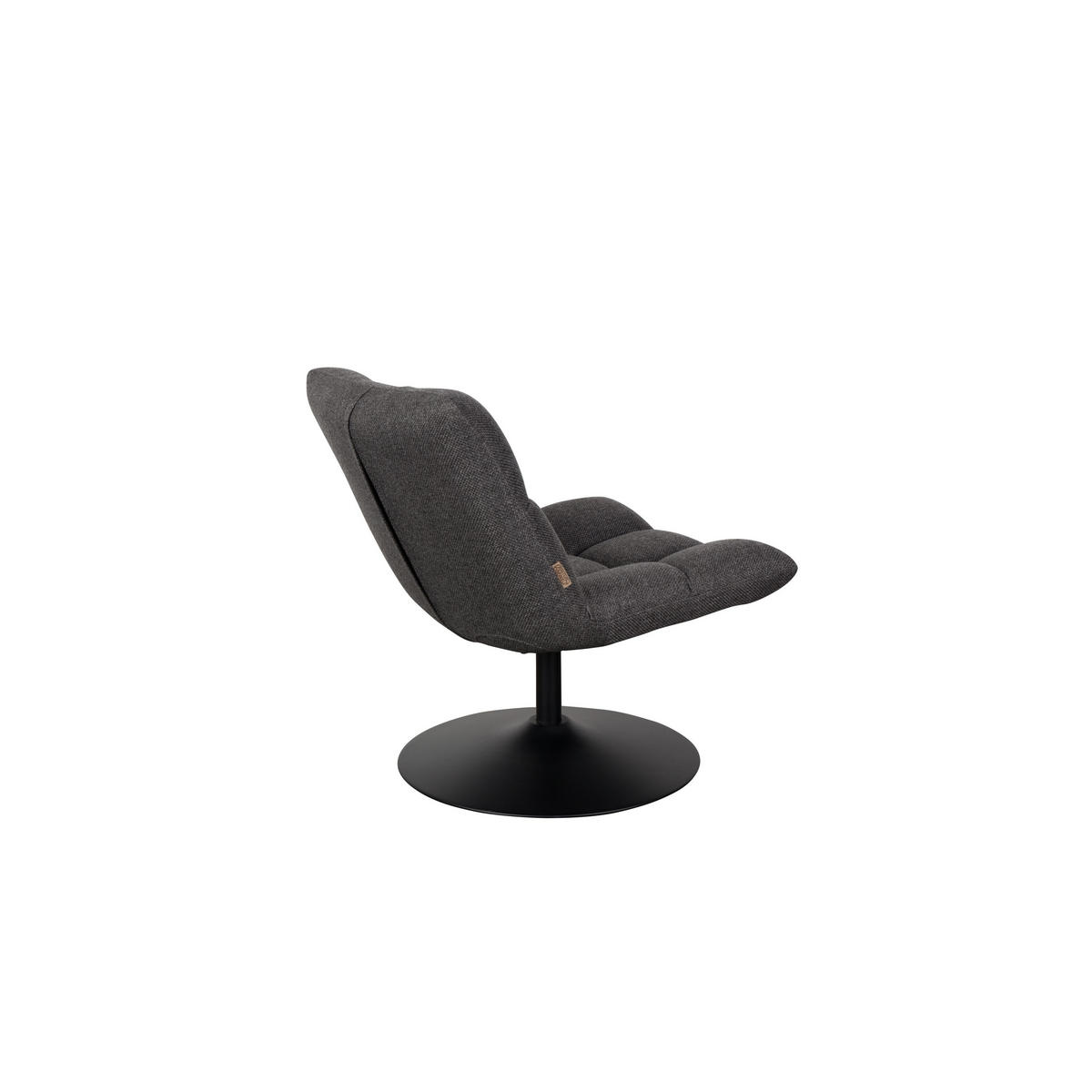 SESSEL Bar Bouclé Dunkelgrau - Dunkelgrau/Grau, Textil (66/78/74cm) - Dutchbone