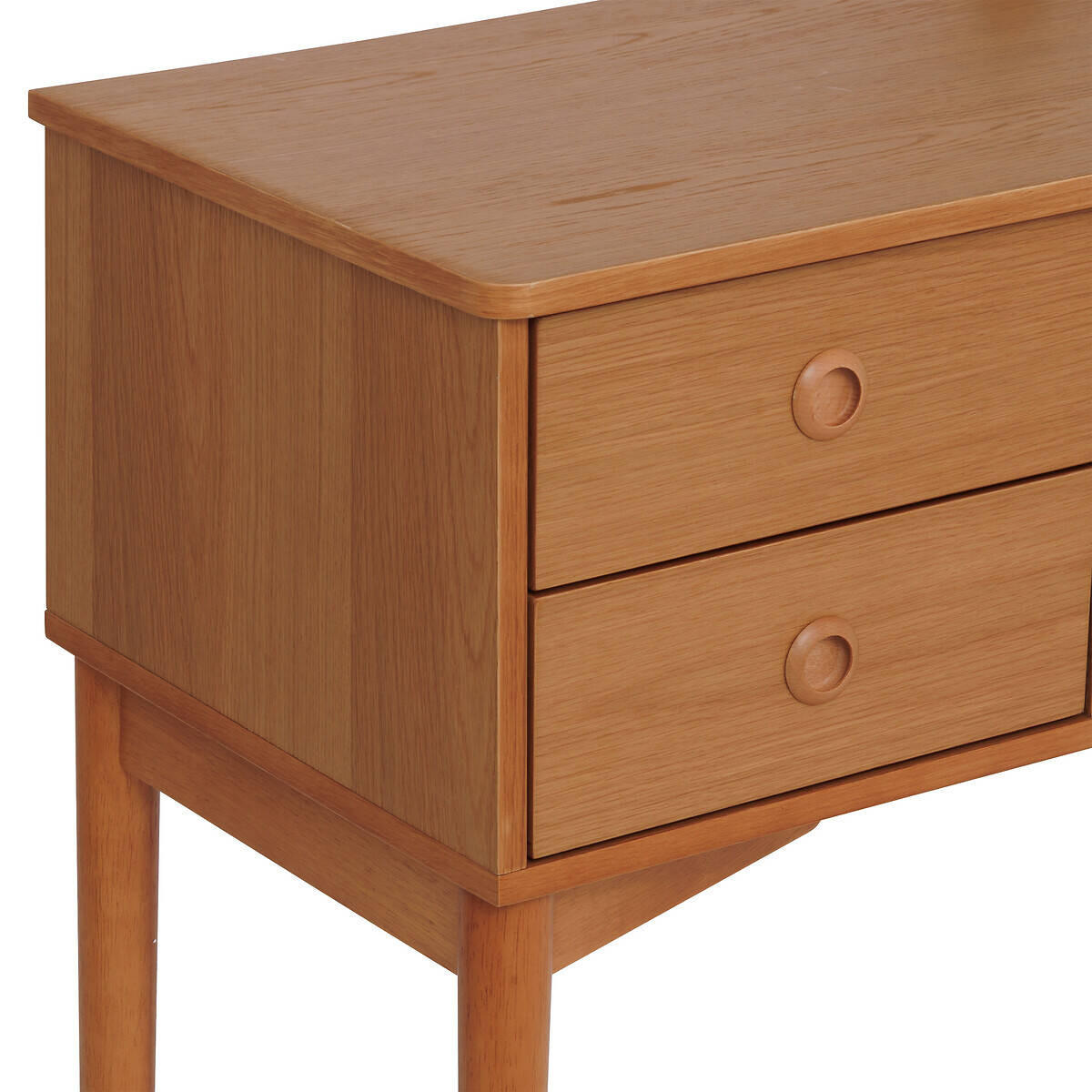 SCHMINKTISCH Charlie 110/42/126 cm - Braun, Holzwerkstoff (42/126/110cm) - Atmosphera Createur d´interieur