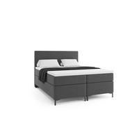 BOXBETT BASIC PLUS 140 x 200 Dunkelgrau - Dunkelgrau, Textil/Metall (140/200cm) - VLR BEDS