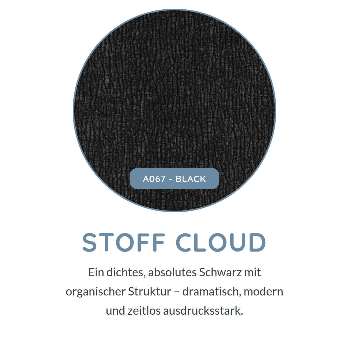 BIGSOFA Vannes Chenille Schwarz 272/134/68 cm - Schwarz, Kunststoff/Textil (272/68/134cm) - foamnova