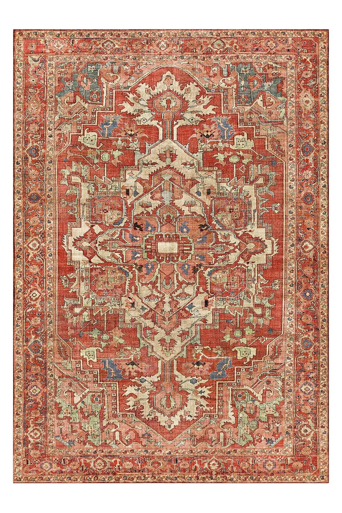 TEPPICH Design englische Kettelung rot - Rot, Textil (160/230cm) - AFK Living