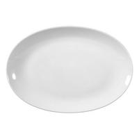 SERVIERPLATTE Rondo/Liane weiß 38,4 x 26,3 cm - Weiß, Keramik (26.3/3.5/38.4cm) - Seltmann Weiden