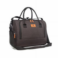 WICKELTASCHE Jossie schwarz Wickelunterlage, viele Fächer, Tragegriffe, verstellbarer Schultergurt - Schwarz, Textil (22/30/35cm) - Cangaroo