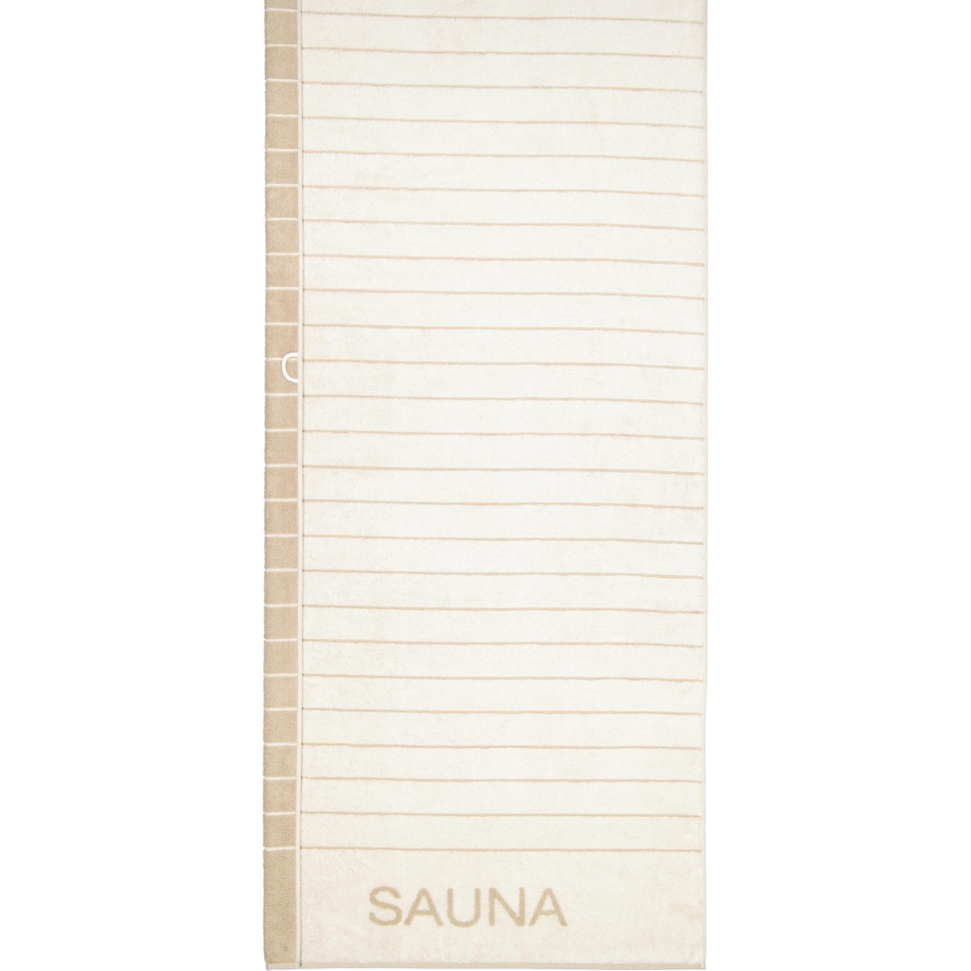 SAUNATÜCHER BALANCE DOUBLEFACE 6237 NATUR - 33 - Beige, Textil (80/200cm) - Cawoe